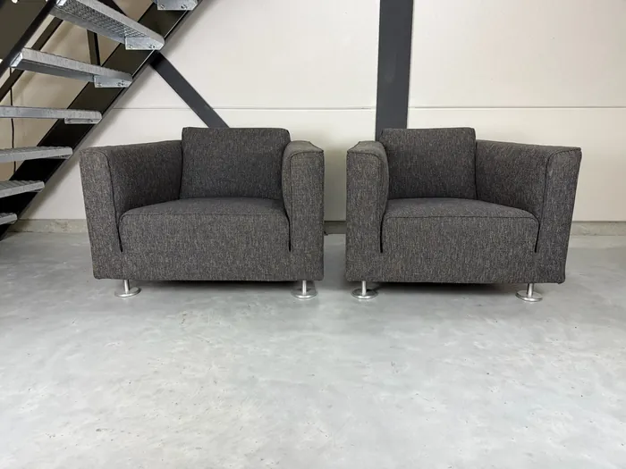 Design on Stock Blizz fauteuils, antracietgrijze stof — Fauteuil (foto 2)