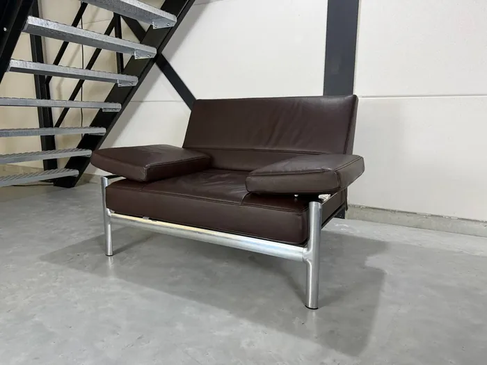 Jori Metropole fauteuil, donkerbruin leer